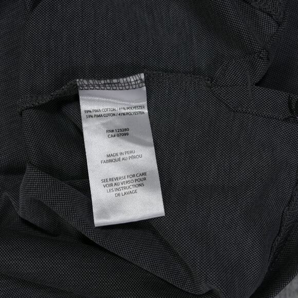 Travis Mathew Polo Shirt Men's Medium Gray Cocktail Print Short Sleeve - Picture 7 of 12